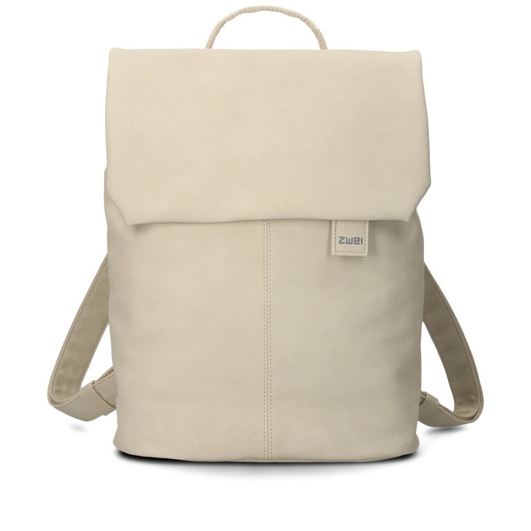 Rucksack Mademoiselle MR13 Nubuk Linen, Farbe: beige, Marke: Zwei, EAN: 4250257937345, Abmessungen in cm: 34.5x37x12, Bild 1 von 6