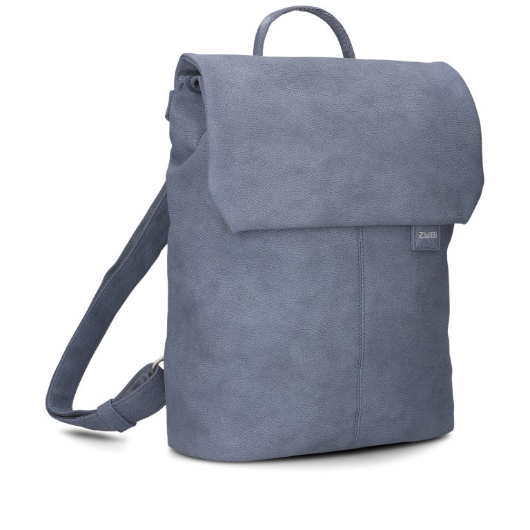 Rucksack Mademoiselle MR13 Nubuk Sky, Farbe: blau/petrol, Marke: Zwei, EAN: 4250257937635, Abmessungen in cm: 34.5x37x12, Bild 2 von 6