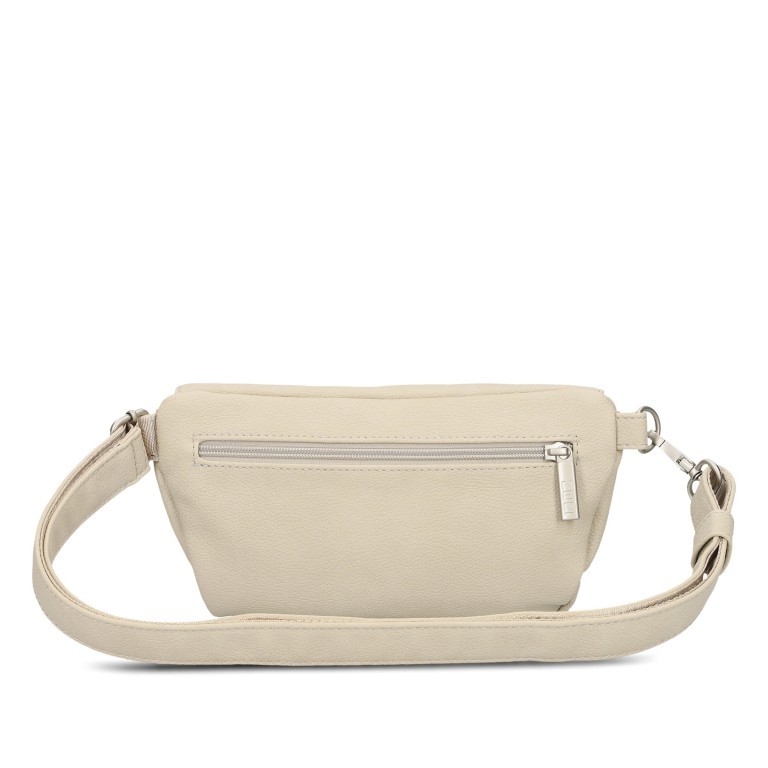 Gürteltasche Mademoiselle MH4 Nubuk Linen, Farbe: beige, Marke: Zwei, EAN: 4250257937383, Abmessungen in cm: 25x14x6, Bild 3 von 7