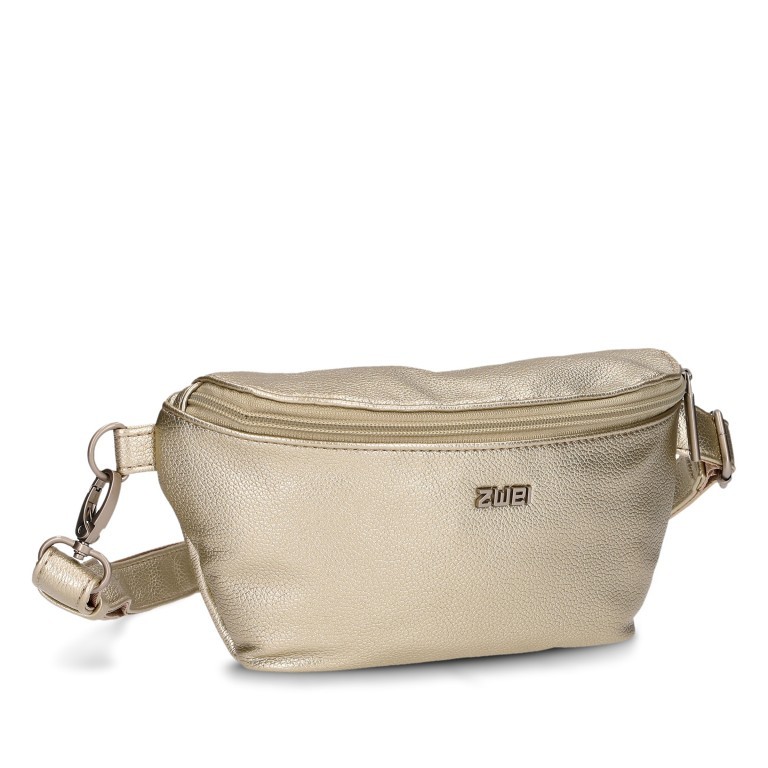 Gürteltasche Mademoiselle MH4 Gold, Farbe: metallic, Marke: Zwei, EAN: 4250257937208, Abmessungen in cm: 25x14x6, Bild 2 von 7