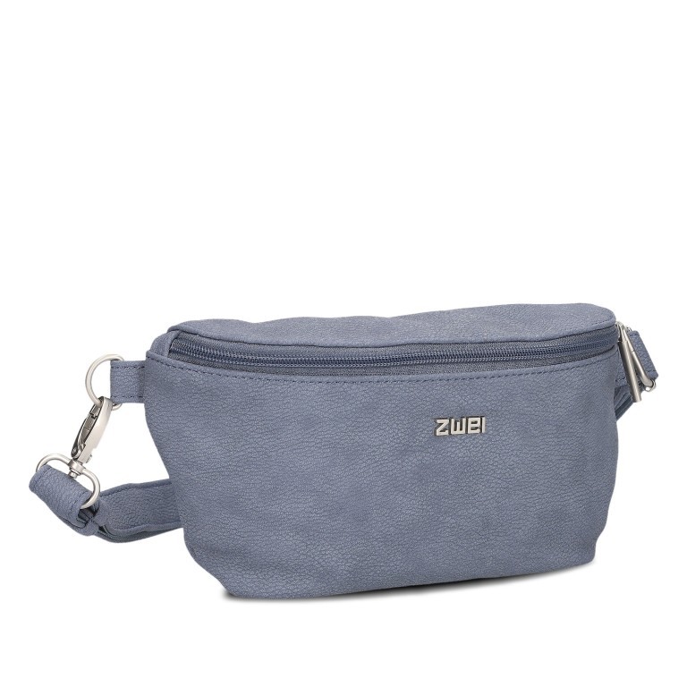 Gürteltasche Mademoiselle MH4 Nubuk Sky, Farbe: blau/petrol, Marke: Zwei, EAN: 4250257937666, Abmessungen in cm: 25x14x6, Bild 2 von 7
