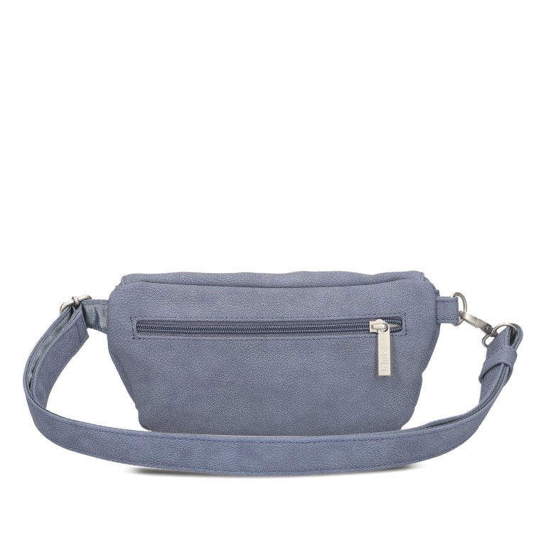 Gürteltasche Mademoiselle MH4 Nubuk Sky, Farbe: blau/petrol, Marke: Zwei, EAN: 4250257937666, Abmessungen in cm: 25x14x6, Bild 3 von 7