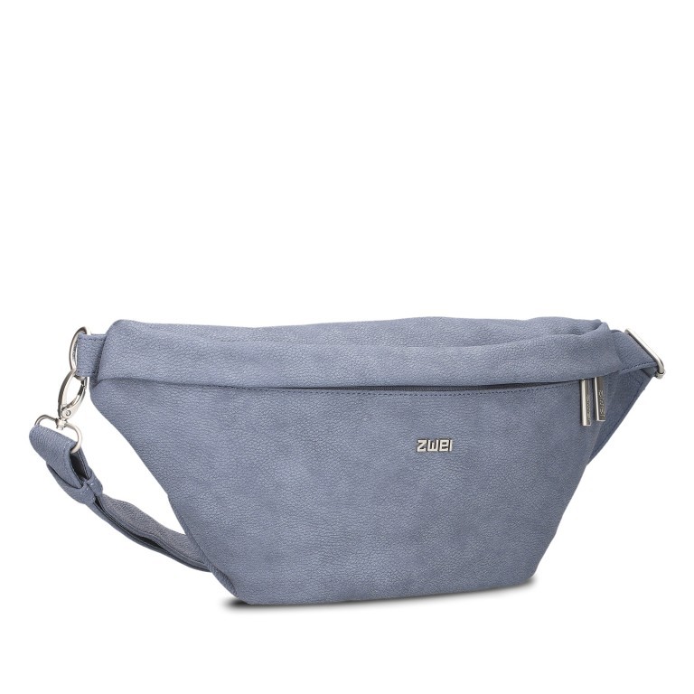 Gürteltasche Mademoiselle MH80 Nubuk Sky, Farbe: blau/petrol, Marke: Zwei, EAN: 4250257937673, Abmessungen in cm: 40x17x9, Bild 2 von 5