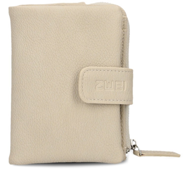Geldbörse Mademoiselle MW5 Nubuk Linen, Farbe: beige, Marke: Zwei, EAN: 4250257937444, Abmessungen in cm: 10x13x3, Bild 1 von 6
