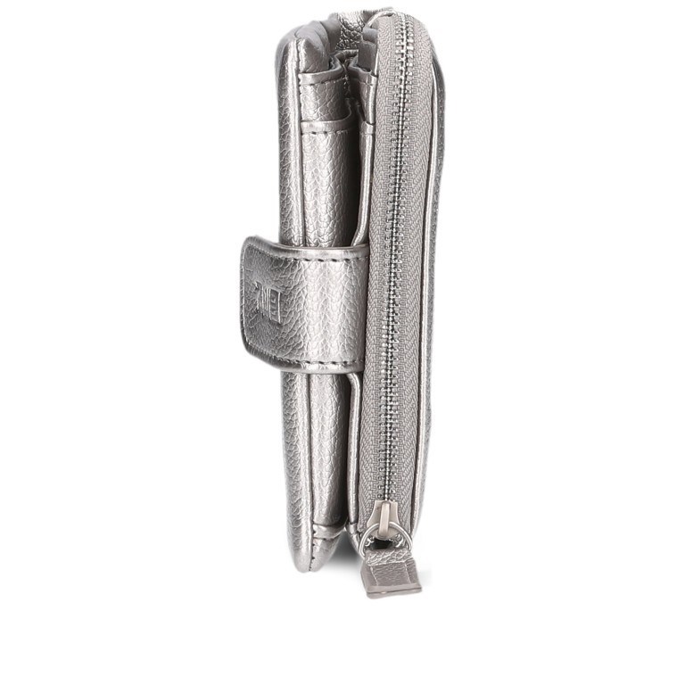 Geldbörse Mademoiselle MW5 Silver, Farbe: metallic, Marke: Zwei, EAN: 4250257937161, Abmessungen in cm: 10x13x3, Bild 5 von 6
