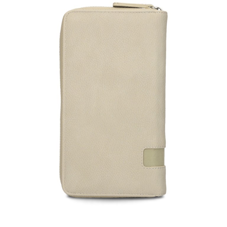 Geldbörse Mademoiselle Wallet MW2 Nubuk Linen, Farbe: beige, Marke: Zwei, EAN: 4250257937437, Abmessungen in cm: 19.5x10x3, Bild 3 von 5