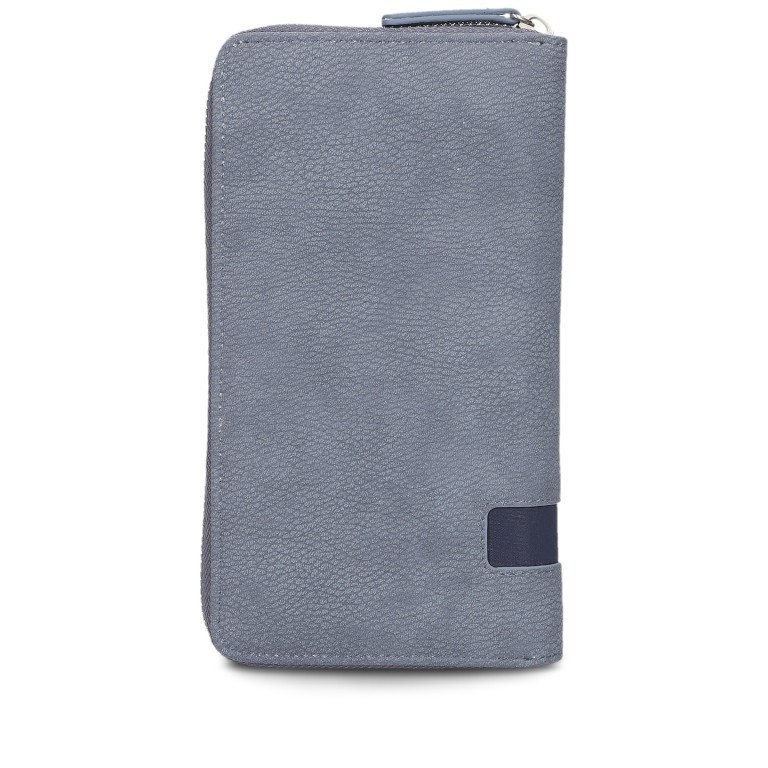 Geldbörse Mademoiselle Wallet MW2 Nubuk Sky, Farbe: blau/petrol, Marke: Zwei, EAN: 4250257937727, Abmessungen in cm: 19.5x10x3, Bild 3 von 5