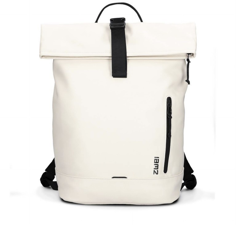 Rucksack Cargo CAR200 Rolltop Off White, Farbe: weiß, Marke: Zwei, EAN: 4250257936867, Abmessungen in cm: 37x44x17, Bild 1 von 7