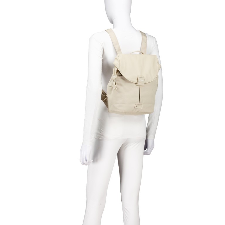 Rucksack Olli OR8 Linen, Farbe: beige, Marke: Zwei, EAN: 4250257938069, Abmessungen in cm: 28x31x12, Bild 6 von 7