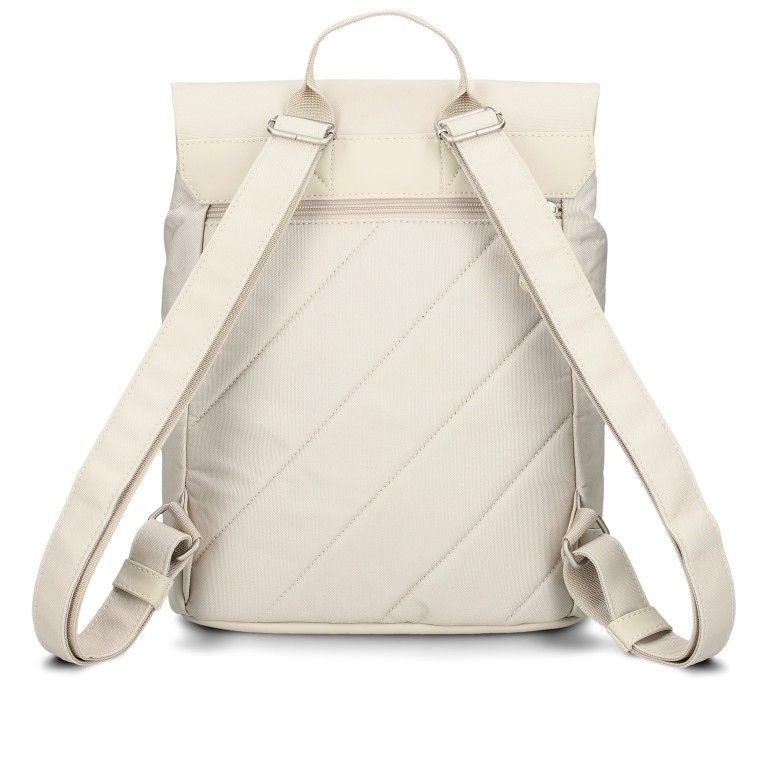 Rucksack Olli OR13 Linen, Farbe: beige, Marke: Zwei, EAN: 4250257938076, Abmessungen in cm: 28x33x12, Bild 4 von 5