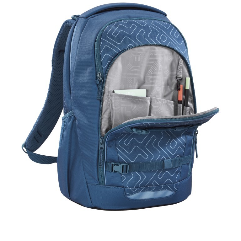 Rucksack Every 30 Liter Blue Maze, Farbe: blau/petrol, Marke: Coocazoo, EAN: 4047443533845, Abmessungen in cm: 33x44x22, Bild 5 von 8