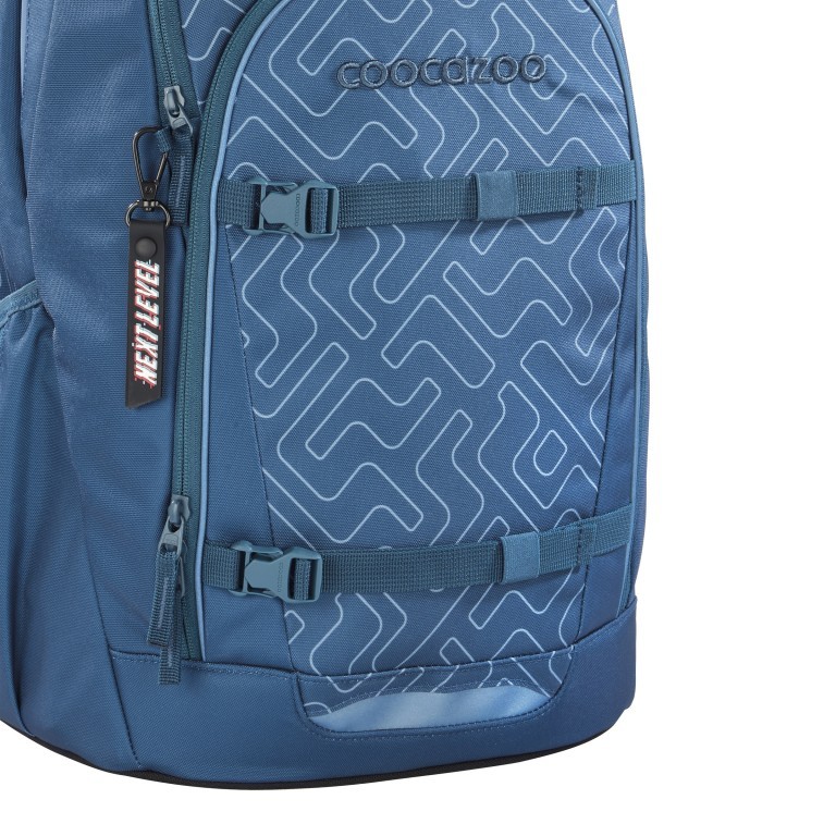 Rucksack Every 30 Liter Blue Maze, Farbe: blau/petrol, Marke: Coocazoo, EAN: 4047443533845, Abmessungen in cm: 33x44x22, Bild 7 von 8