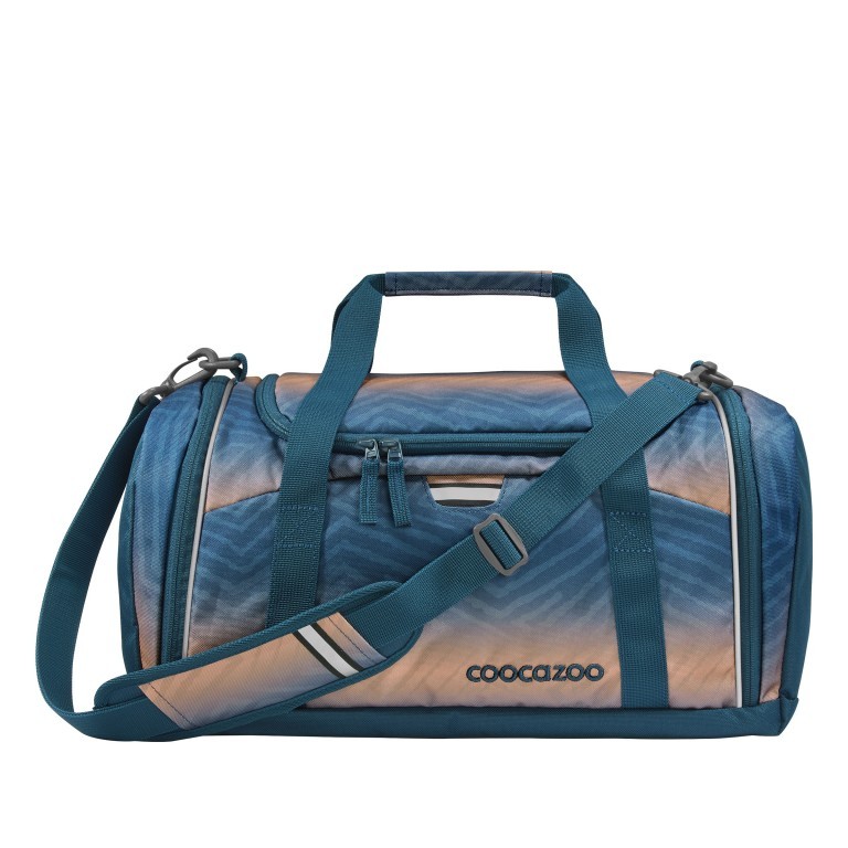 Sporttasche Pacific Tribes, Farbe: blau/petrol, Marke: Coocazoo, EAN: 4047443529794, Abmessungen in cm: 42x21x20, Bild 1 von 2