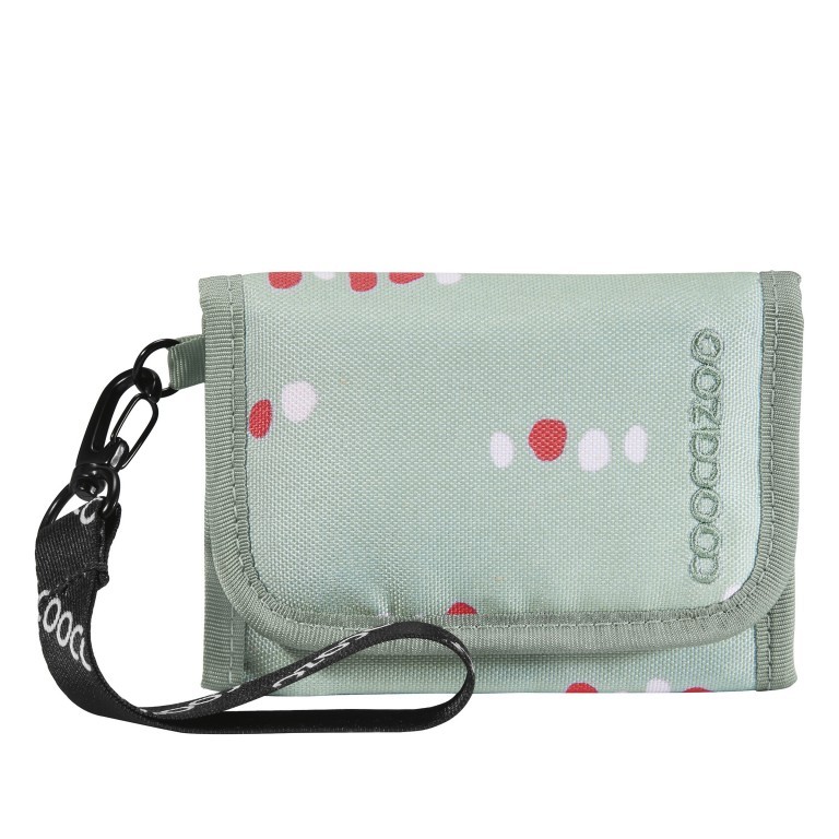 Geldbörse Dancing Dots, Farbe: grün/oliv, Marke: Coocazoo, EAN: 4047443529893, Abmessungen in cm: 12x8x1.5, Bild 1 von 3