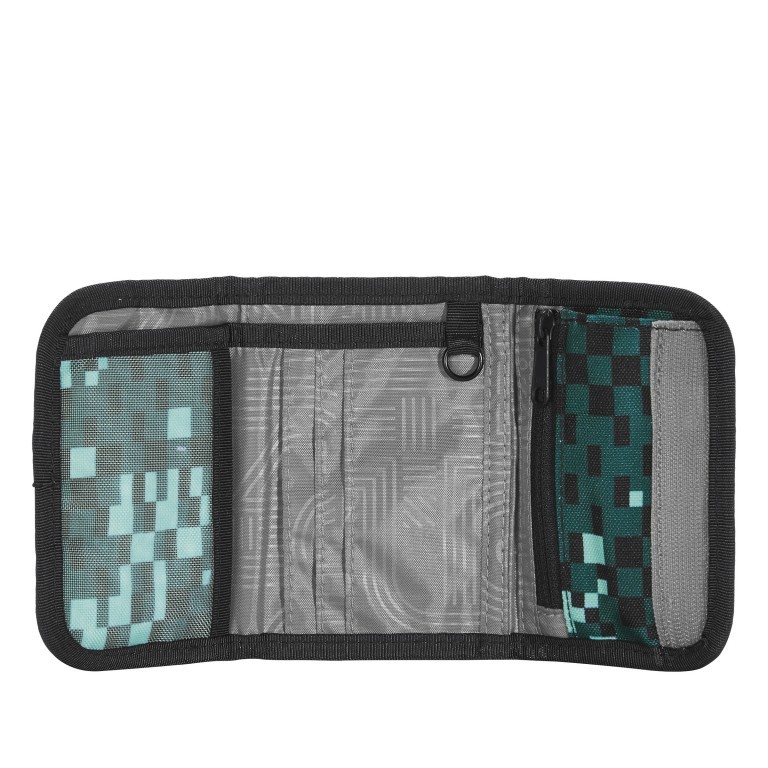 Geldbörse Pixel Blox, Farbe: grün/oliv, Marke: Coocazoo, EAN: 4047443529916, Abmessungen in cm: 12x8x1.5, Bild 2 von 3