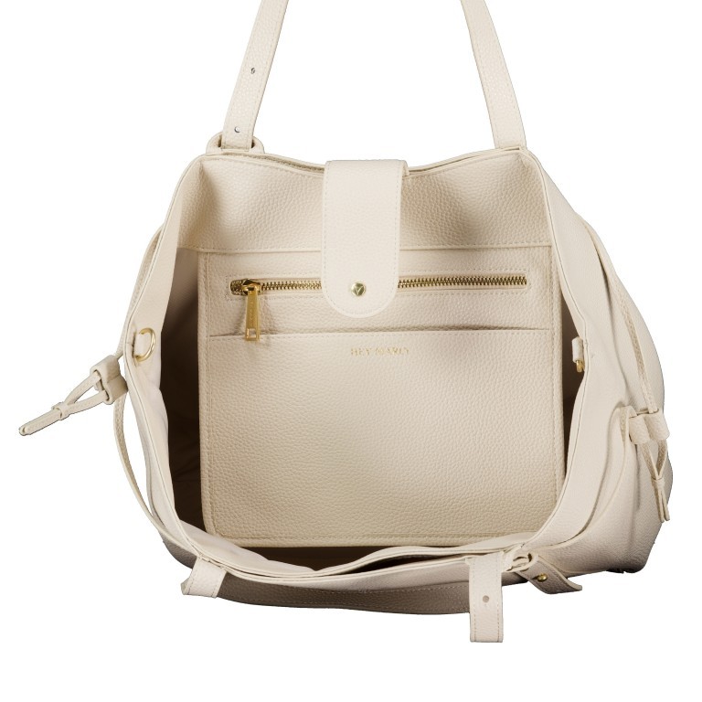 Shopper Pretty Wonder M variabel in der Form Crema, Farbe: beige, Marke: Hey Marly, EAN: 4262391068519, Abmessungen in cm: 50x31x10, Bild 6 von 6