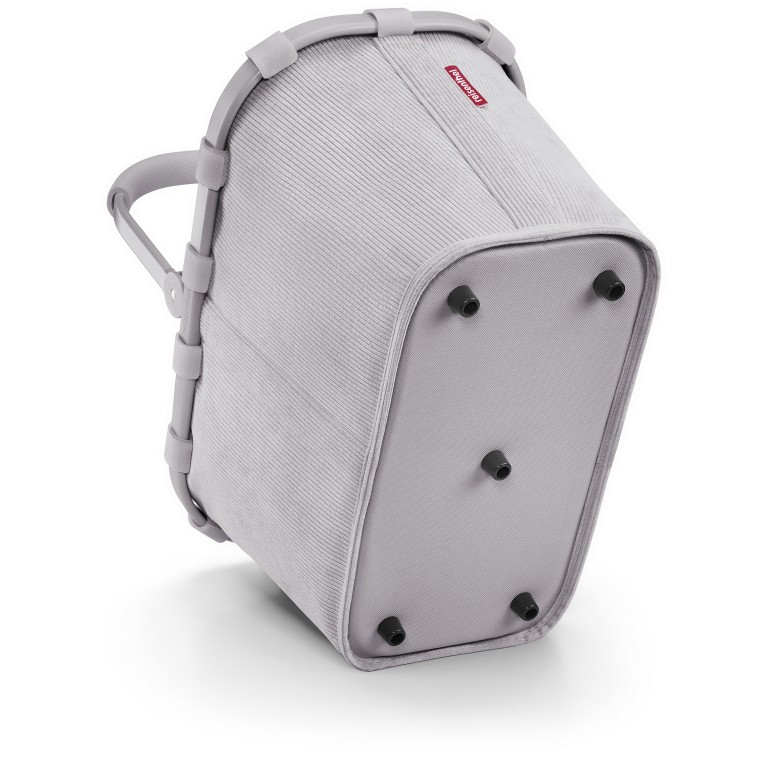 Einkaufskorb Carrybag Cord Grey, Farbe: grau, Marke: Reisenthel, EAN: 4012013743535, Abmessungen in cm: 48x29x28, Bild 5 von 6