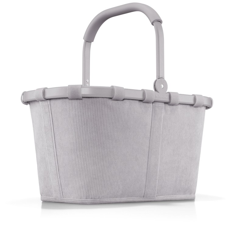 Einkaufskorb Carrybag Cord Grey, Farbe: grau, Marke: Reisenthel, EAN: 4012013743535, Abmessungen in cm: 48x29x28, Bild 1 von 6