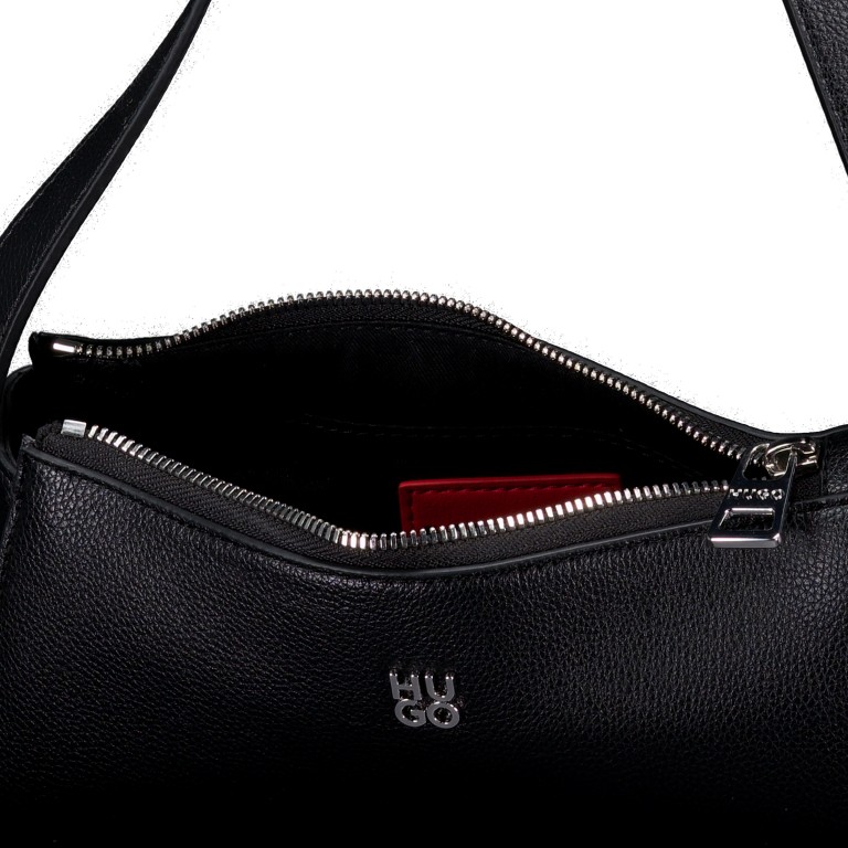 Umhängetasche Chris 2.0 Hobo Black, Farbe: schwarz, Marke: HUGO, EAN: 4063546717951, Abmessungen in cm: 25x12x7, Bild 6 von 6