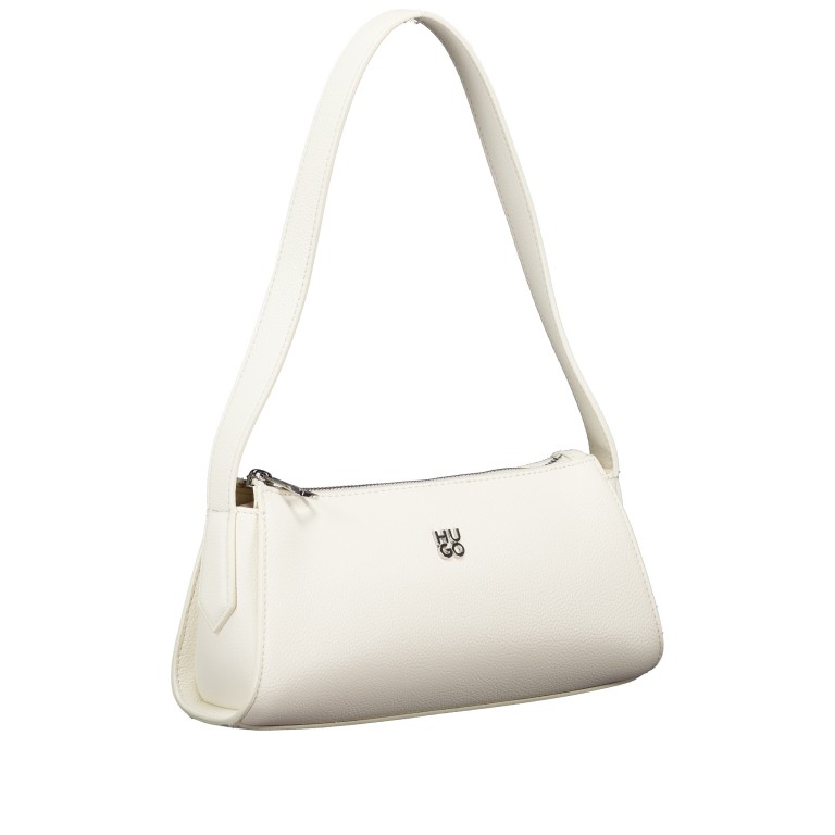 Umhängetasche Chris 2.0 Hobo Open White, Farbe: weiß, Marke: HUGO, EAN: 4063546717968, Abmessungen in cm: 25x12x7, Bild 2 von 6