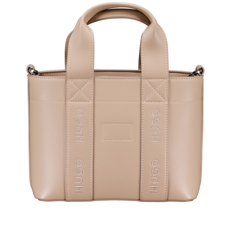 Handtasche Becky UP Tote Bag Mini Light Pastel Brown, Farbe: taupe/khaki, Marke: HUGO, EAN: 4063546718361, Abmessungen in cm: 25x19x10.5, Bild 3 von 7