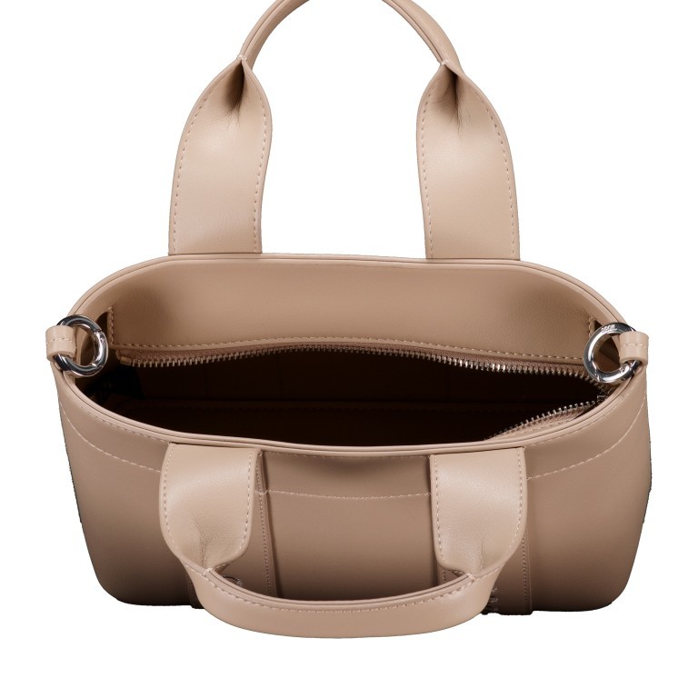 Handtasche Becky UP Tote Bag Mini Light Pastel Brown, Farbe: taupe/khaki, Marke: HUGO, EAN: 4063546718361, Abmessungen in cm: 25x19x10.5, Bild 7 von 7