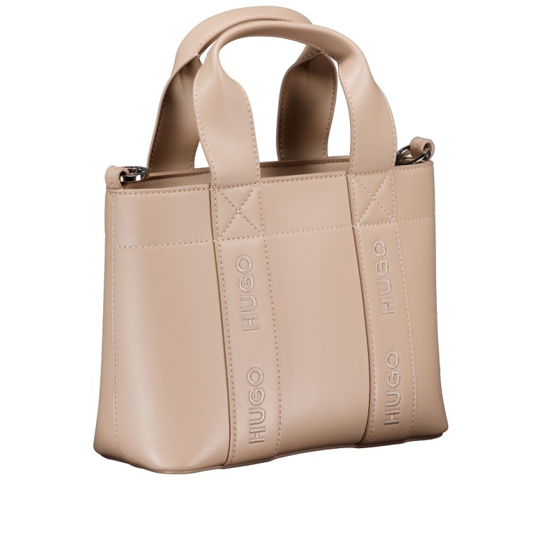 Handtasche Becky UP Tote Bag Mini Light Pastel Brown, Farbe: taupe/khaki, Marke: HUGO, EAN: 4063546718361, Abmessungen in cm: 25x19x10.5, Bild 2 von 7