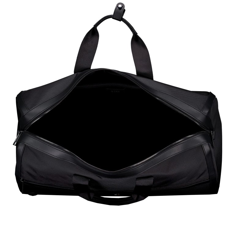 Reisetasche Ray Holdall_N Black, Farbe: schwarz, Marke: BOSS, EAN: 4063545716405, Abmessungen in cm: 50x28x24, Bild 5 von 5