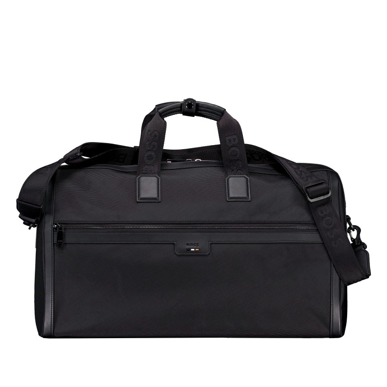 Reisetasche Ray Holdall_N Black, Farbe: schwarz, Marke: BOSS, EAN: 4063545716405, Abmessungen in cm: 50x28x24, Bild 1 von 5