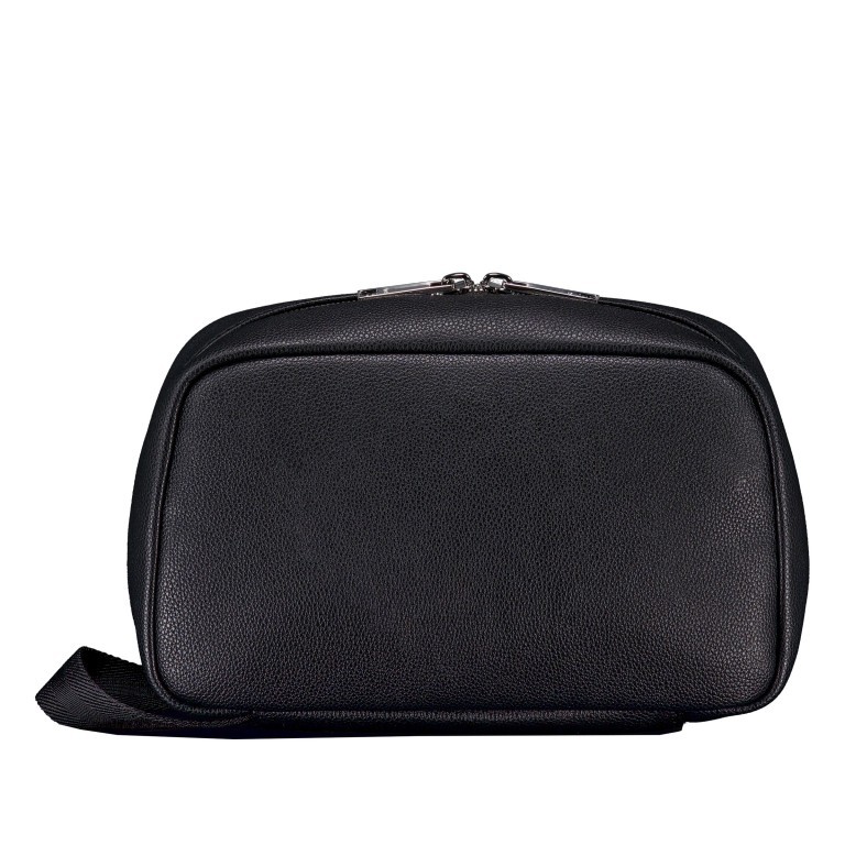 Kulturbeutel Ray Travel Washbag Black, Farbe: schwarz, Marke: BOSS, EAN: 4063546793719, Abmessungen in cm: 25.5x16x10, Bild 3 von 5