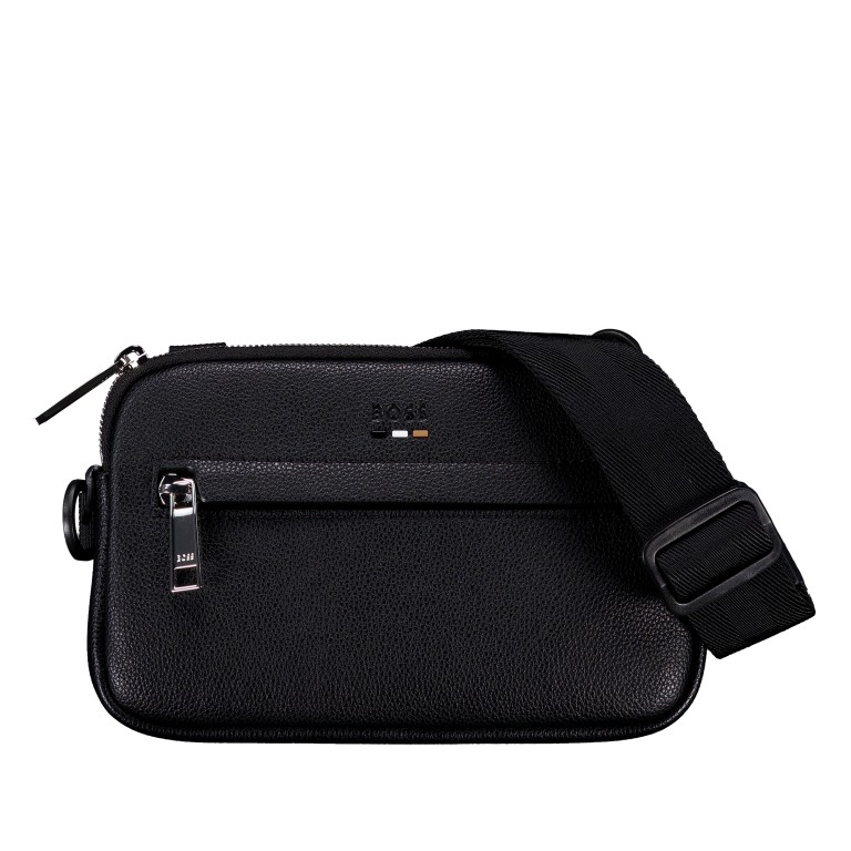 Umhängetasche / Gürteltasche Ray A5 Orizzontal Black, Farbe: schwarz, Marke: BOSS, EAN: 4063546793429, Abmessungen in cm: 21x13.5x2.5, Bild 1 von 7
