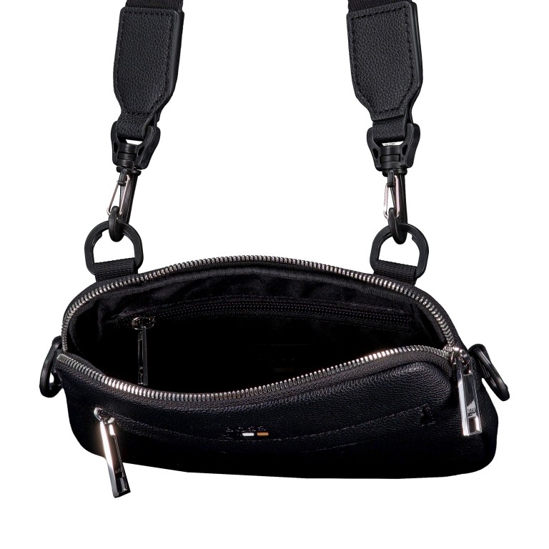 Umhängetasche / Gürteltasche Ray A5 Orizzontal Black, Farbe: schwarz, Marke: BOSS, EAN: 4063546793429, Abmessungen in cm: 21x13.5x2.5, Bild 7 von 7
