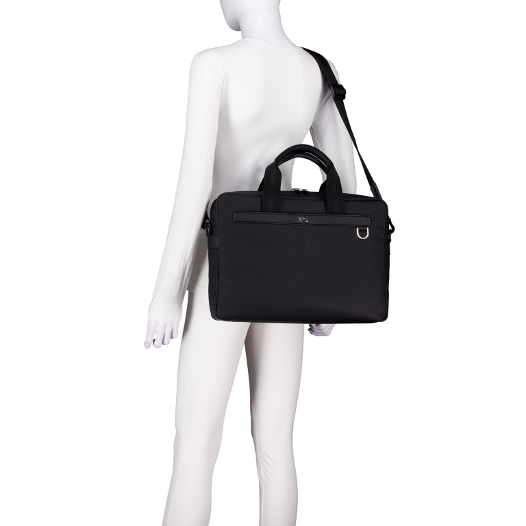 Aktentasche Jinko Document Case mit Laptopfach 14 Zoll Black, Farbe: schwarz, Marke: BOSS, EAN: 4063546793658, Abmessungen in cm: 39x29x9, Bild 6 von 7