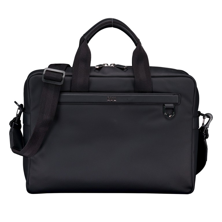 Aktentasche Jinko Document Case mit Laptopfach 14 Zoll Black, Farbe: schwarz, Marke: BOSS, EAN: 4063546793658, Abmessungen in cm: 39x29x9, Bild 1 von 7