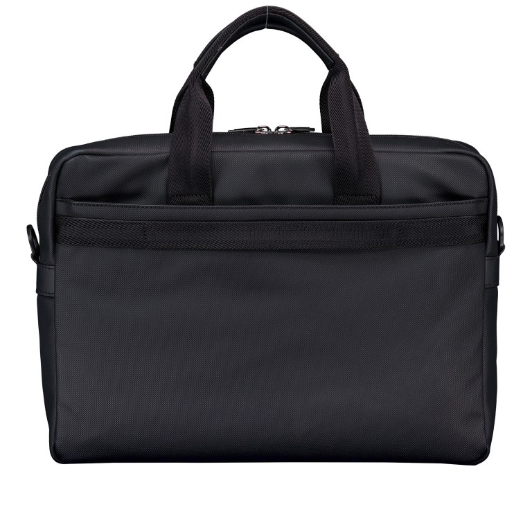 Aktentasche Jinko Document Case mit Laptopfach 14 Zoll Black, Farbe: schwarz, Marke: BOSS, EAN: 4063546793658, Abmessungen in cm: 39x29x9, Bild 3 von 7