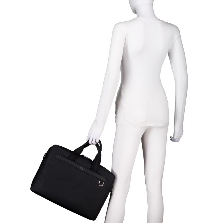 Aktentasche Jinko Document Case mit Laptopfach 14 Zoll Black, Farbe: schwarz, Marke: BOSS, EAN: 4063546793658, Abmessungen in cm: 39x29x9, Bild 4 von 7