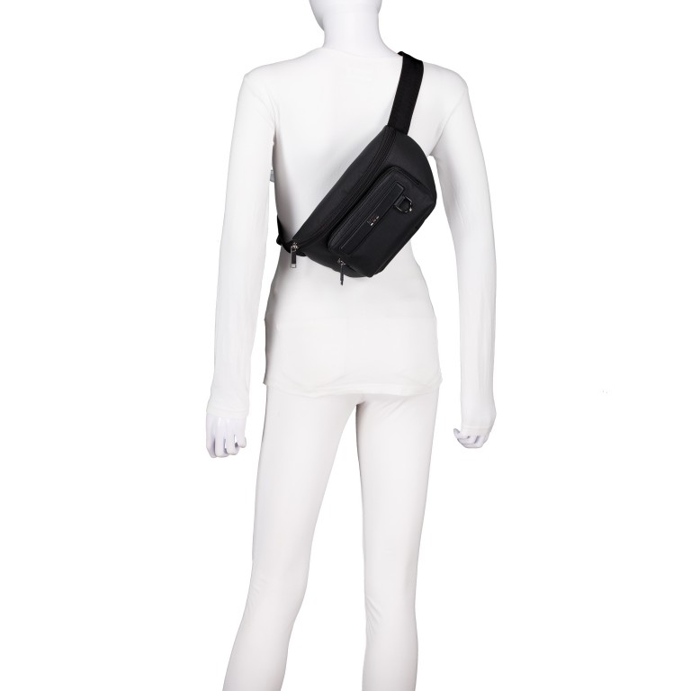 Gürteltasche Jinko Evo_Bumbag Black, Farbe: schwarz, Marke: BOSS, EAN: 4063546793672, Abmessungen in cm: 27x15.5x10, Bild 5 von 6