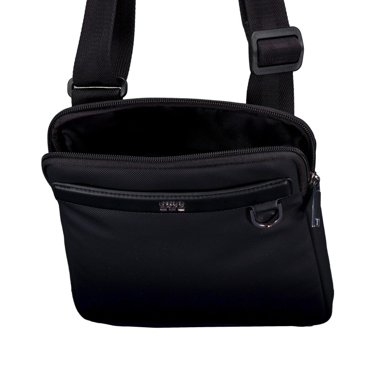 Umhängetasche Jinko Envelope Black, Farbe: schwarz, Marke: BOSS, EAN: 4063546793801, Abmessungen in cm: 22x25.5x2.5, Bild 6 von 6