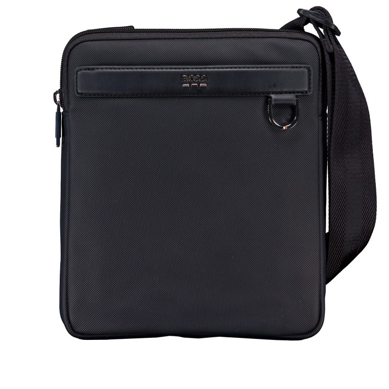 Umhängetasche Jinko Envelope Black, Farbe: schwarz, Marke: BOSS, EAN: 4063546793801, Abmessungen in cm: 22x25.5x2.5, Bild 1 von 6