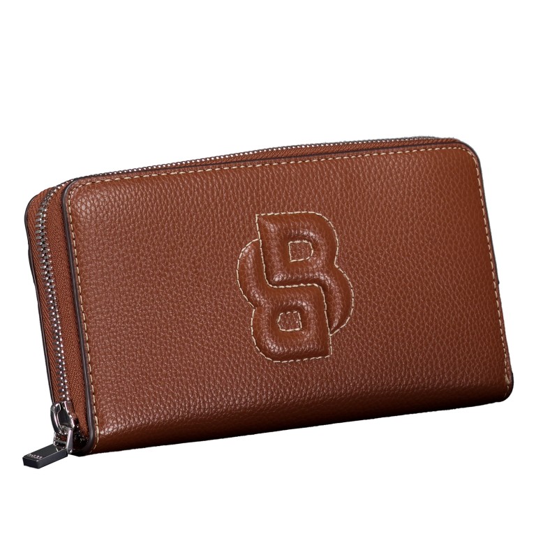 Geldbörse Anett Ziparound Medium Brown, Farbe: cognac, Marke: BOSS, EAN: 4063546747255, Abmessungen in cm: 19x10x2.5, Bild 2 von 4