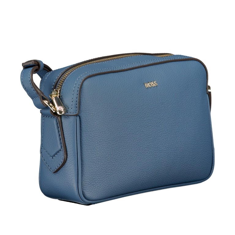 Umhängetasche Lenah Crossbody Open Blue, Farbe: blau/petrol, Marke: BOSS, EAN: 4063546747729, Abmessungen in cm: 22x15x7, Bild 2 von 6