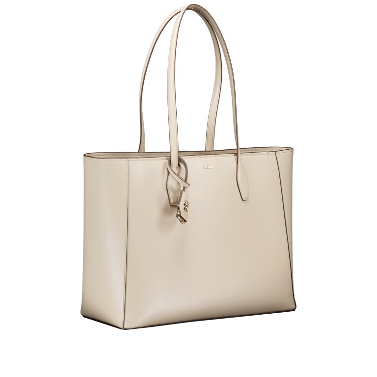 Shopper Numah Tote mit Schlüsselanhänger Light Beige, Farbe: beige, Marke: BOSS, EAN: 4063546747811, Abmessungen in cm: 39x31x16, Bild 2 von 5