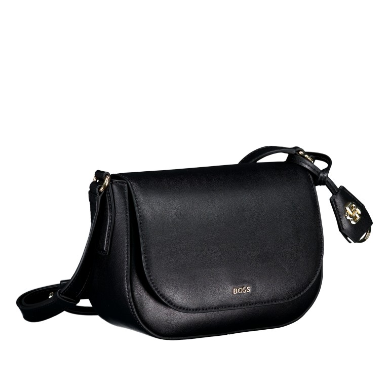 Umhängetasche Numah Saddlebag Black, Farbe: schwarz, Marke: BOSS, EAN: 4063546747828, Abmessungen in cm: 23x16x8, Bild 2 von 6