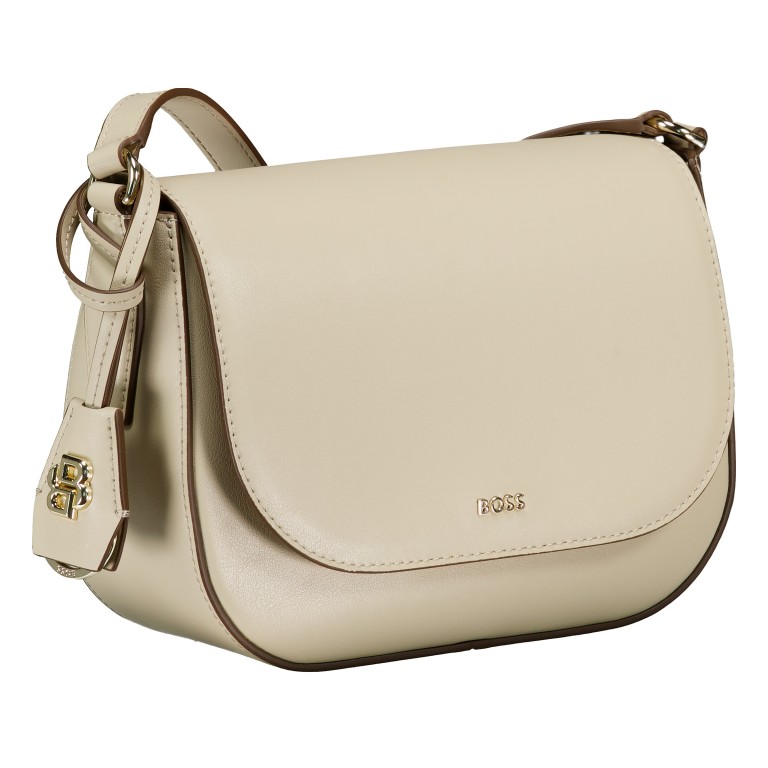 Umhängetasche Numah Saddlebag Light Beige, Farbe: beige, Marke: BOSS, EAN: 4063546747835, Abmessungen in cm: 23x16x8, Bild 2 von 6