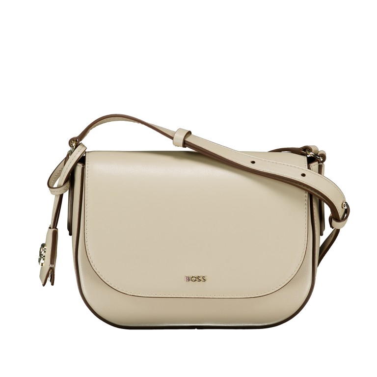 Umhängetasche Numah Saddlebag Light Beige, Farbe: beige, Marke: BOSS, EAN: 4063546747835, Abmessungen in cm: 23x16x8, Bild 1 von 6