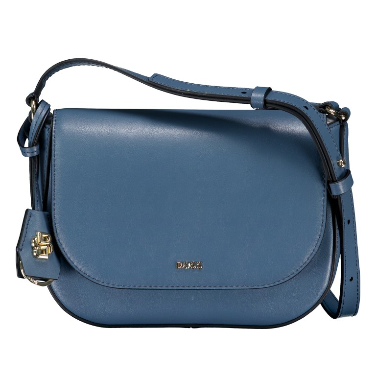 Umhängetasche Numah Saddlebag Open Blue, Farbe: blau/petrol, Marke: BOSS, EAN: 4063546747842, Abmessungen in cm: 23x16x8, Bild 1 von 6