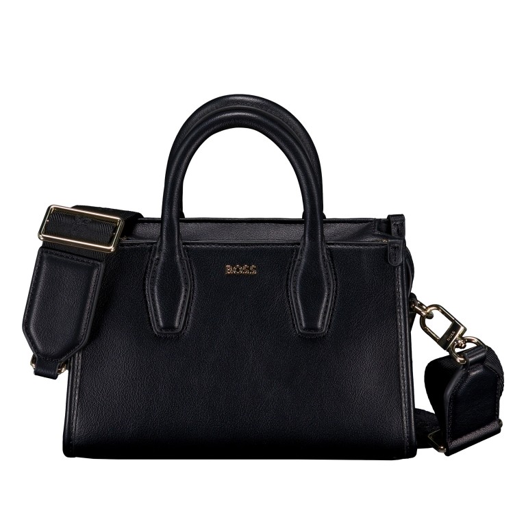 Handtasche Sandy Tote Bag Small Black, Farbe: schwarz, Marke: BOSS, EAN: 4063546747897, Abmessungen in cm: 22x15x8, Bild 1 von 7
