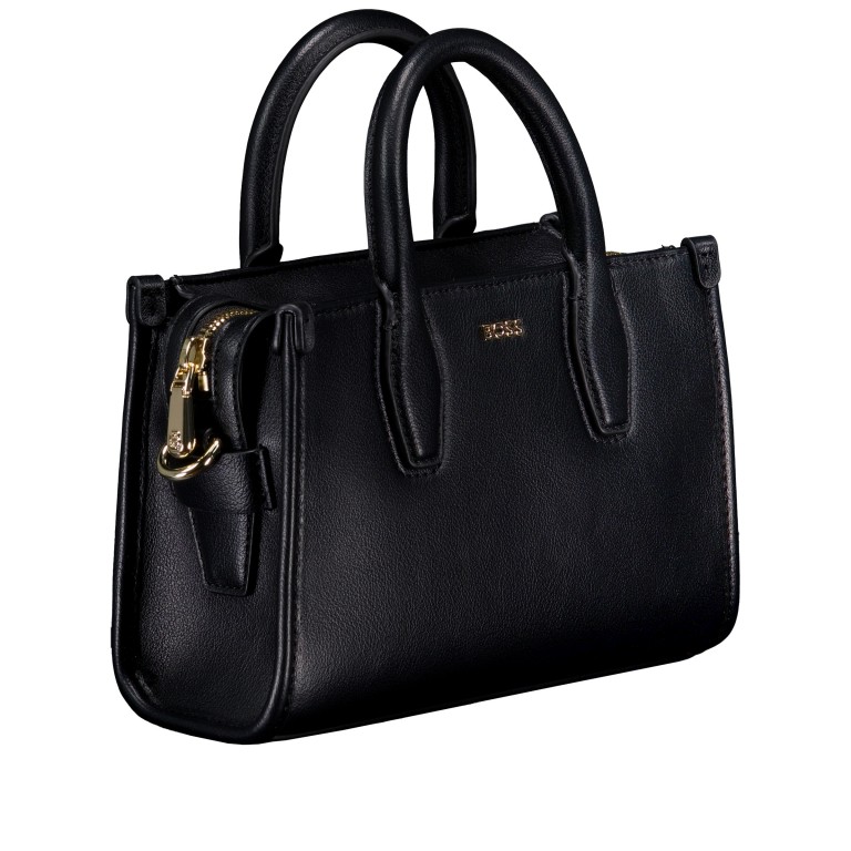 Handtasche Sandy Tote Bag Small Black, Farbe: schwarz, Marke: BOSS, EAN: 4063546747897, Abmessungen in cm: 22x15x8, Bild 2 von 7