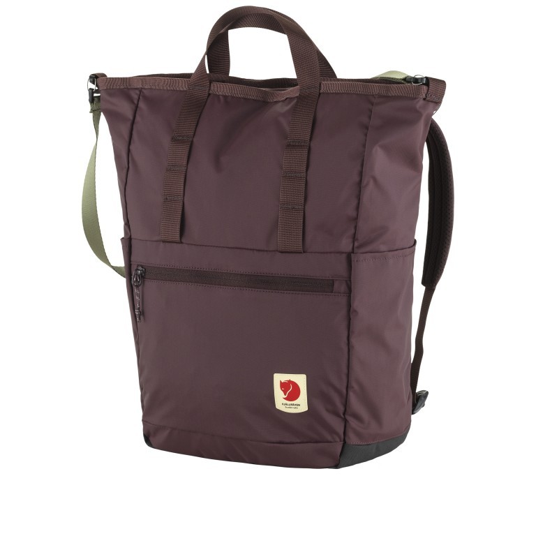 Tasche High Coast mit Laptopfach 15 Zoll Blackberry, Farbe: rot/weinrot, Marke: Fjällräven, EAN: 7323451088858, Abmessungen in cm: 31x40x14, Bild 2 von 8
