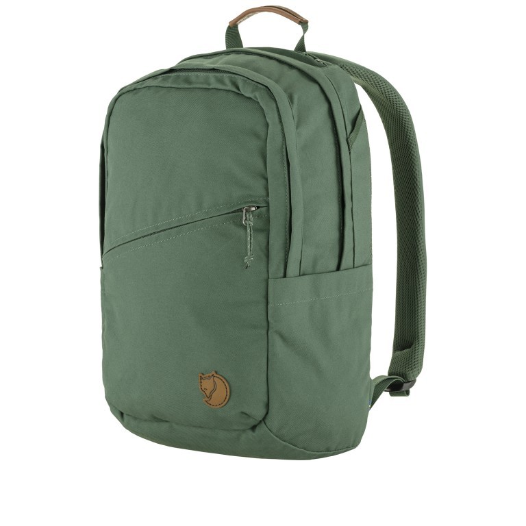 Rucksack Räven mit Laptopfach 15 Zoll Volumen 20 Liter Deep Patina, Farbe: grün/oliv, Marke: Fjällräven, EAN: 7323450925390, Abmessungen in cm: 34x42x15.5, Bild 2 von 5